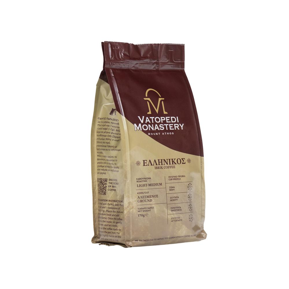 Greek Ground Coffee with Light to Medium Roast 170g