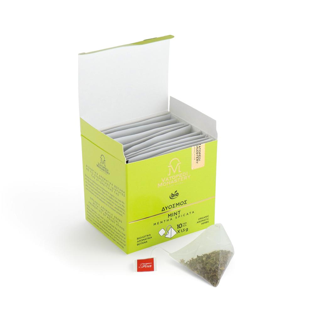 Organic Mint Tea with Aromatic Organic Herbs from Mount Athos (Mentha Spicata) 15g