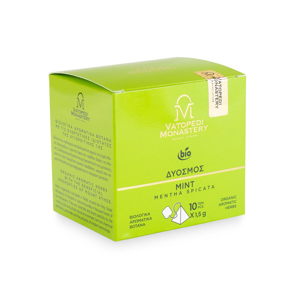 Organic Mint Tea with Aromatic Organic Herbs from Mount Athos (Mentha Spicata) 15g