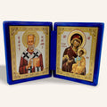 Saint Nicholas and the Mother of God with the Christ Child
