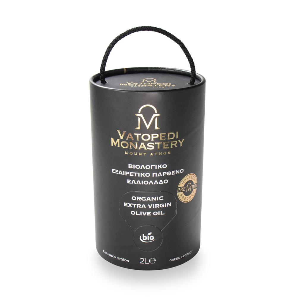 Organic Extra Virgin Olive Oil from Vatopedi Monastery, Mount Athos 2L