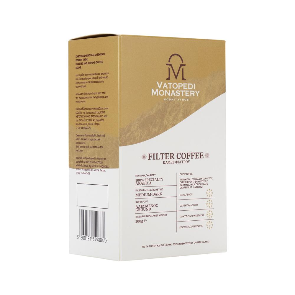 Filter Coffee – Ground with Medium to Dark Roast 200g