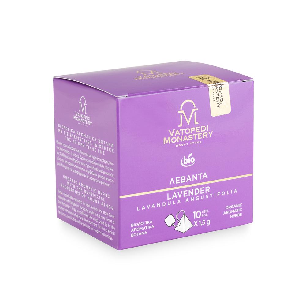 Organic Lavender Tea with Aromatic Organic Herbs from Mount Athos (Lavandula Angustifolia) 15g