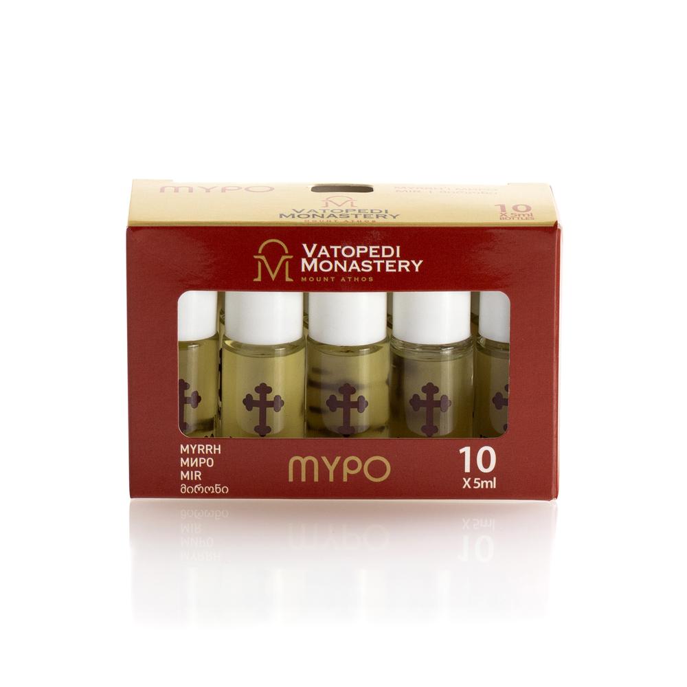 Pure Monastic Myrrh with Athonite Blossoms Scent from Mount Athos