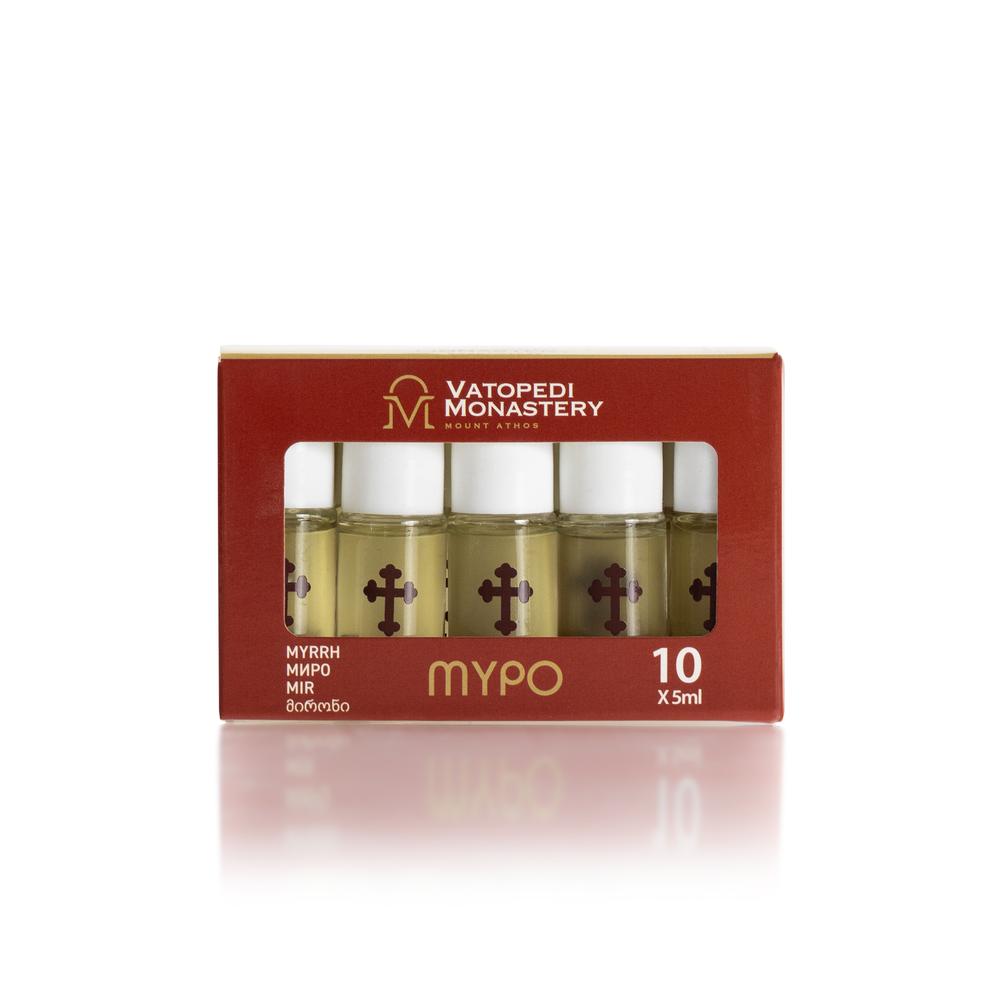 Pure Monastic Myrrh with Athonite Blossoms Scent from Mount Athos