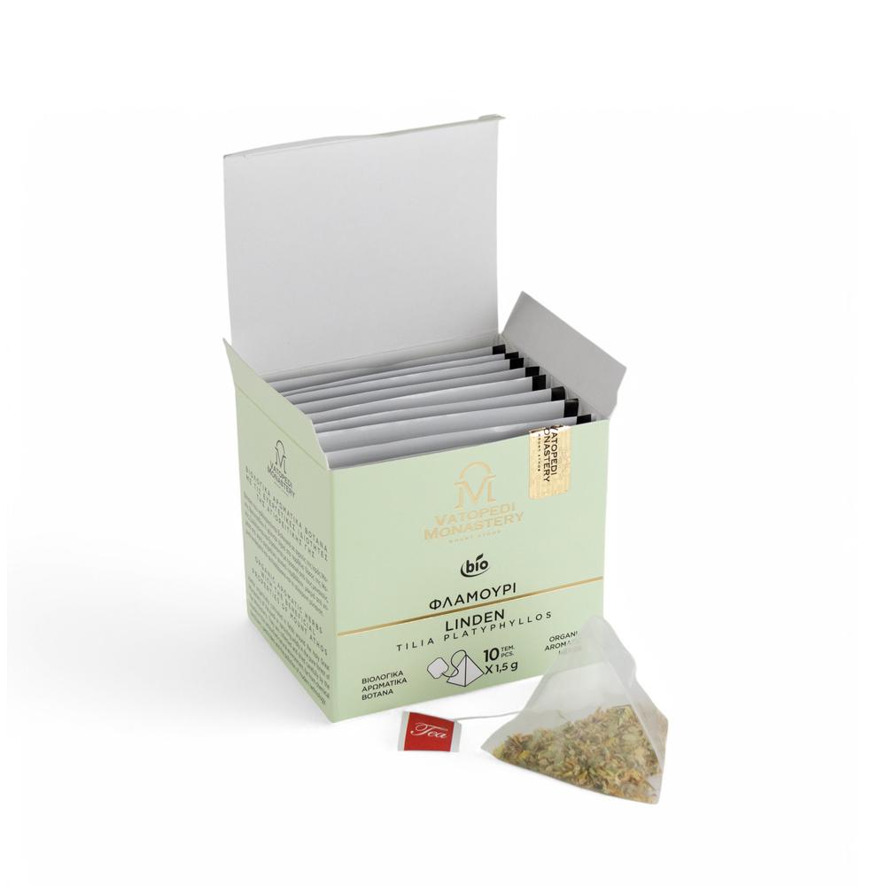 Organic Linden Tea with Aromatic Organic Herbs from Mount Athos (Tilia Platyphyllos) 15g