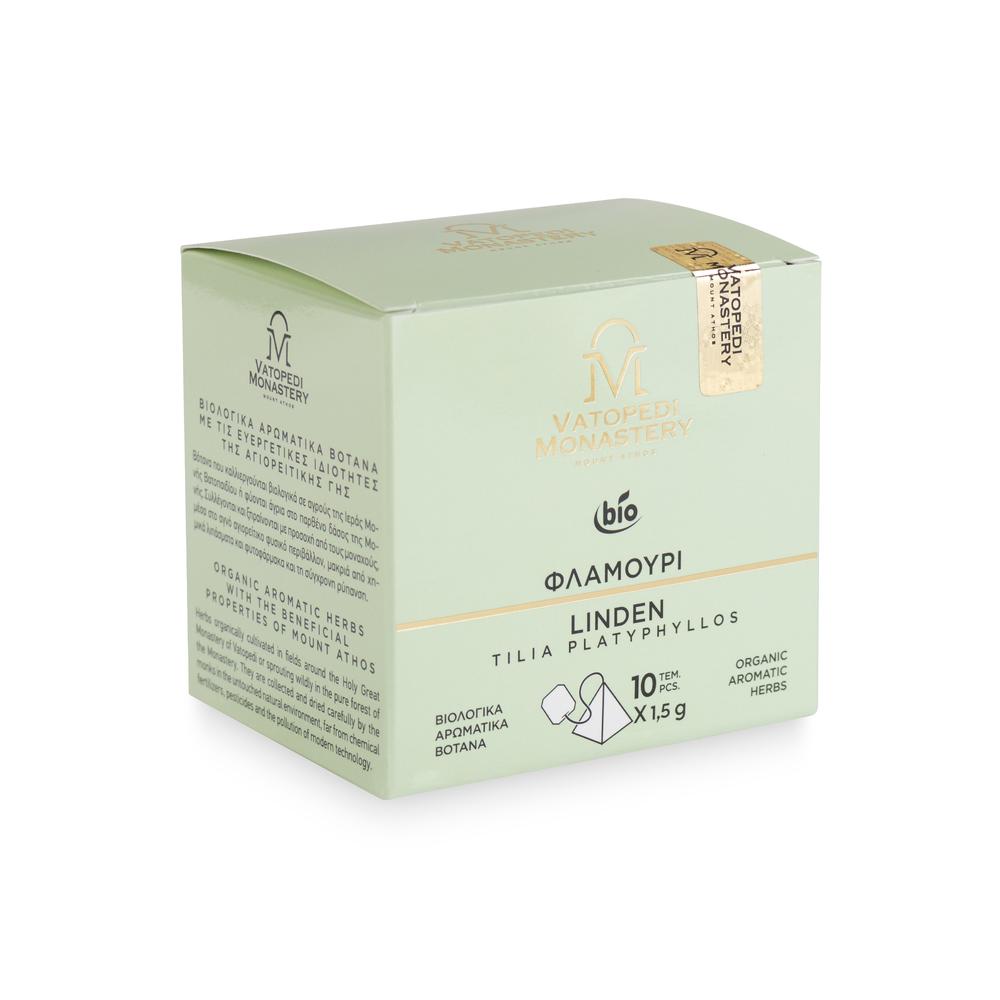 Organic Linden Tea with Aromatic Organic Herbs from Mount Athos (Tilia Platyphyllos) 15g