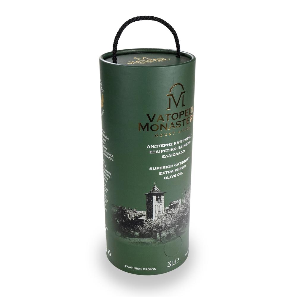Superior Category Extra Virgin Olive Oil from Vatopedi Monastery, Mount Athos - 3 L