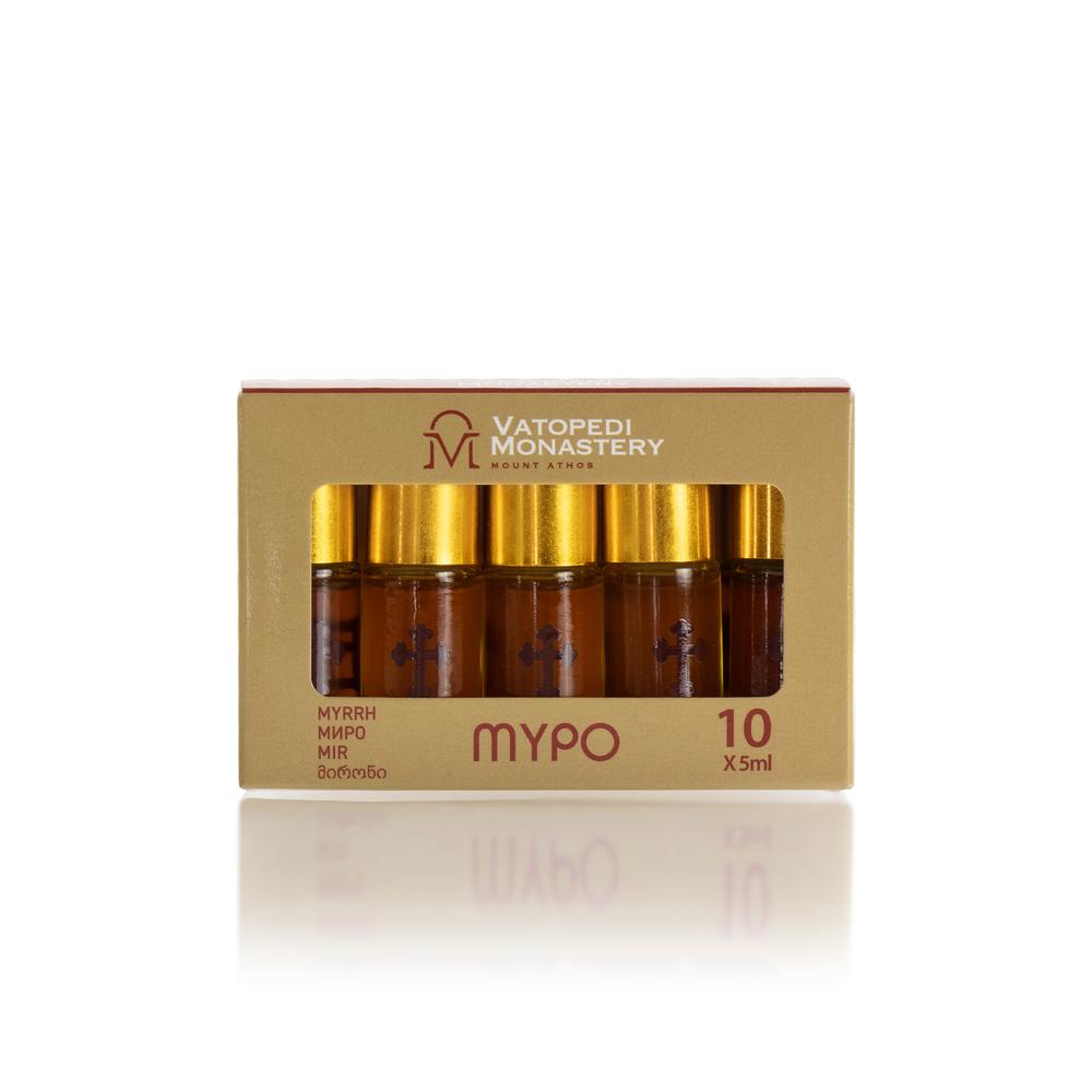 Pure Monastic Myrrh with Cypress Scent from Mount Athos