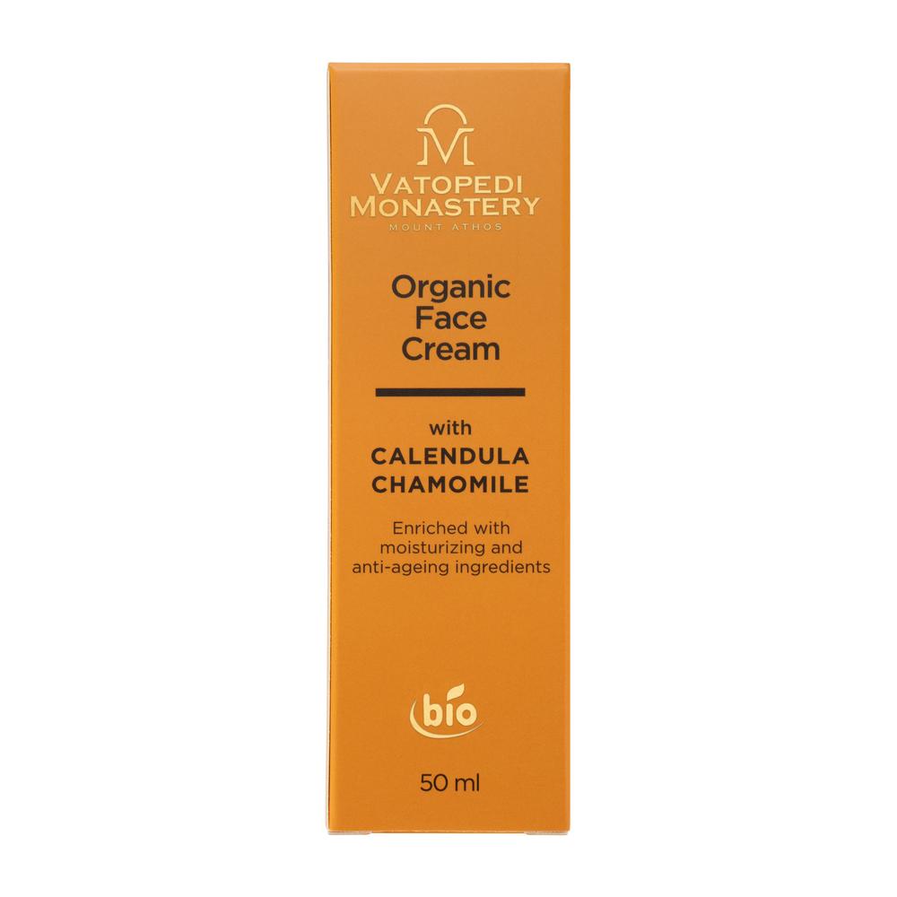 Organic Face Cream with Calendula and Chamomile from Mount Athos 50ml