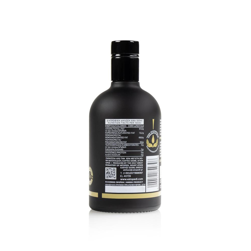 Premium Organic Extra Virgin Olive Oil from Vatopedi Monastery, Mount Athos 500ml
