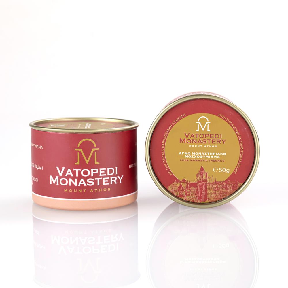 Pure Monastic Incense from Mount Athos with the Authentic Traditional Recipe 12 x 50g (Variety of 12 Scents)