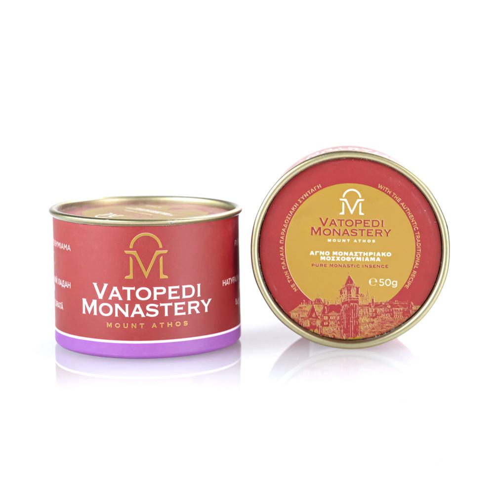 Pure Monastic Incense from Mount Athos with the Authentic Traditional Recipe 12 x 50g (Variety of 12 Scents)