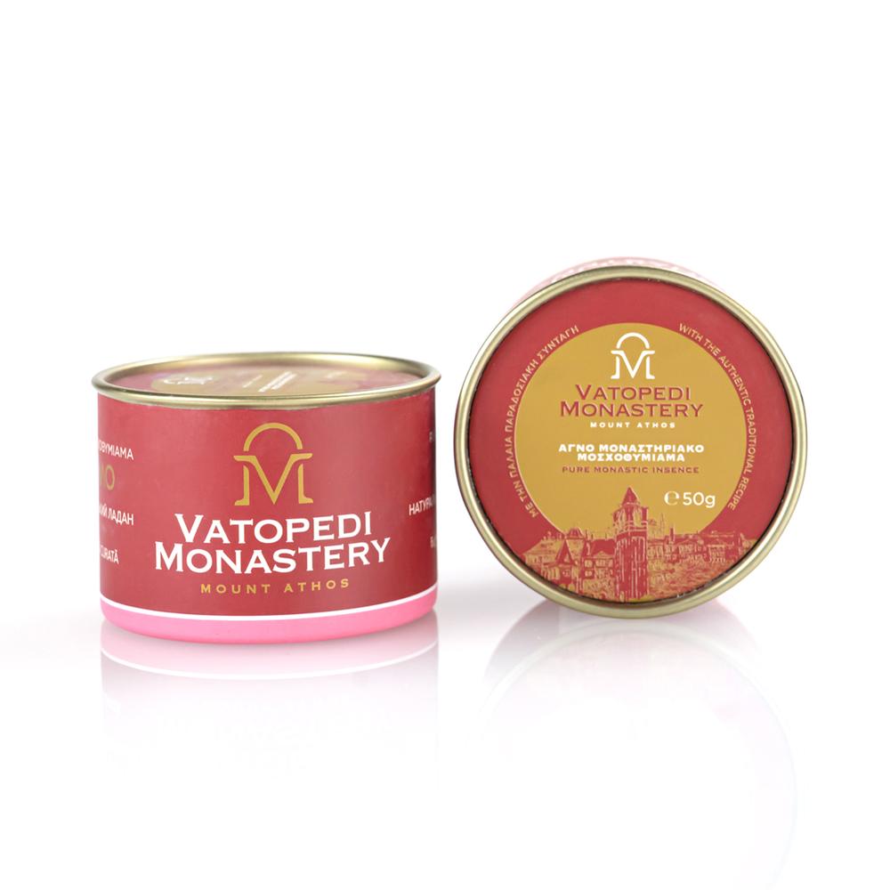 Pure Monastic Incense from Mount Athos with the Authentic Traditional Recipe 12 x 50g (Variety of 12 Scents)