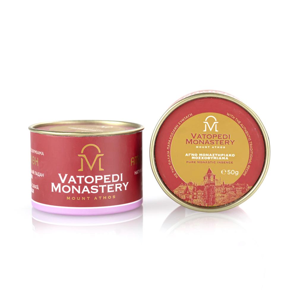 Pure Monastic Incense from Mount Athos with the Authentic Traditional Recipe 12 x 50g (Variety of 12 Scents)