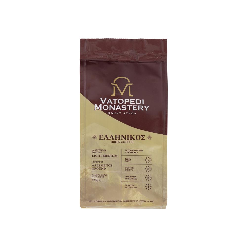 Greek Ground Coffee with Light to Medium Roast 170g