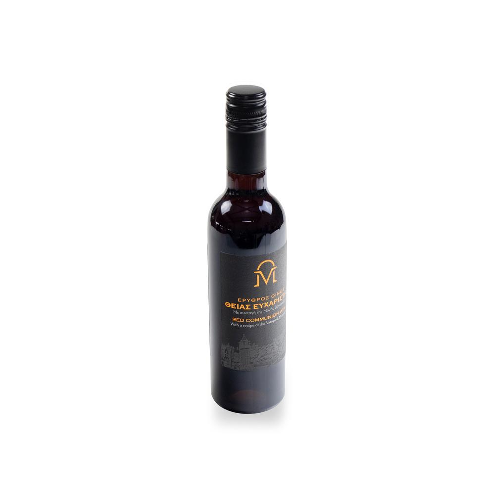 Red Communion Eucharist Wine with a Recipe of The Holy Great Monastery of Vatopedi - 750 ml