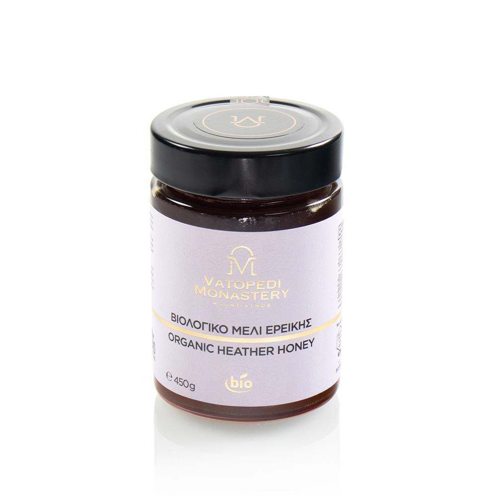 Organic Monastic Heather Honey from Mount Athos, 450g
