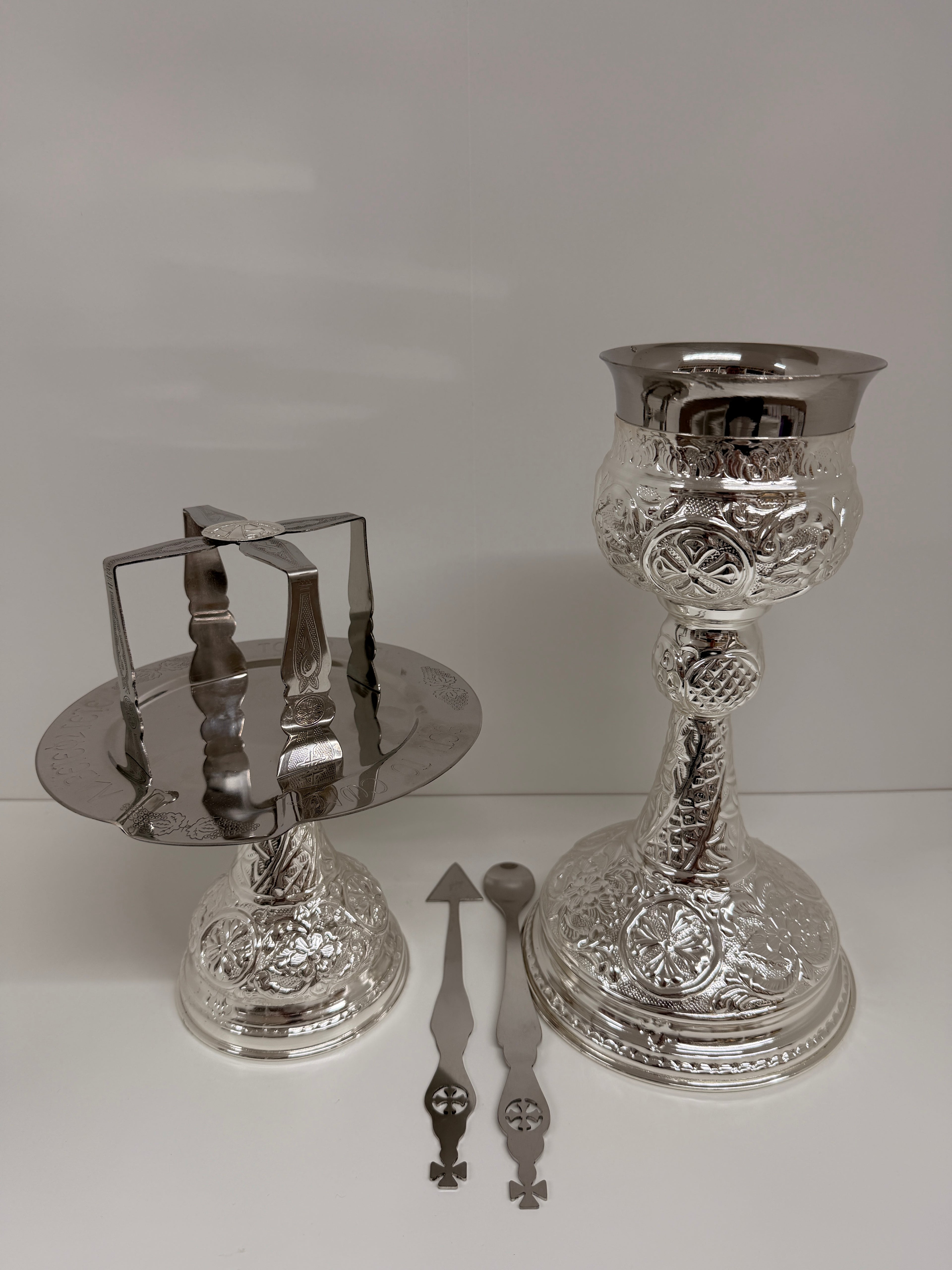 Holy Vessels Set Silver