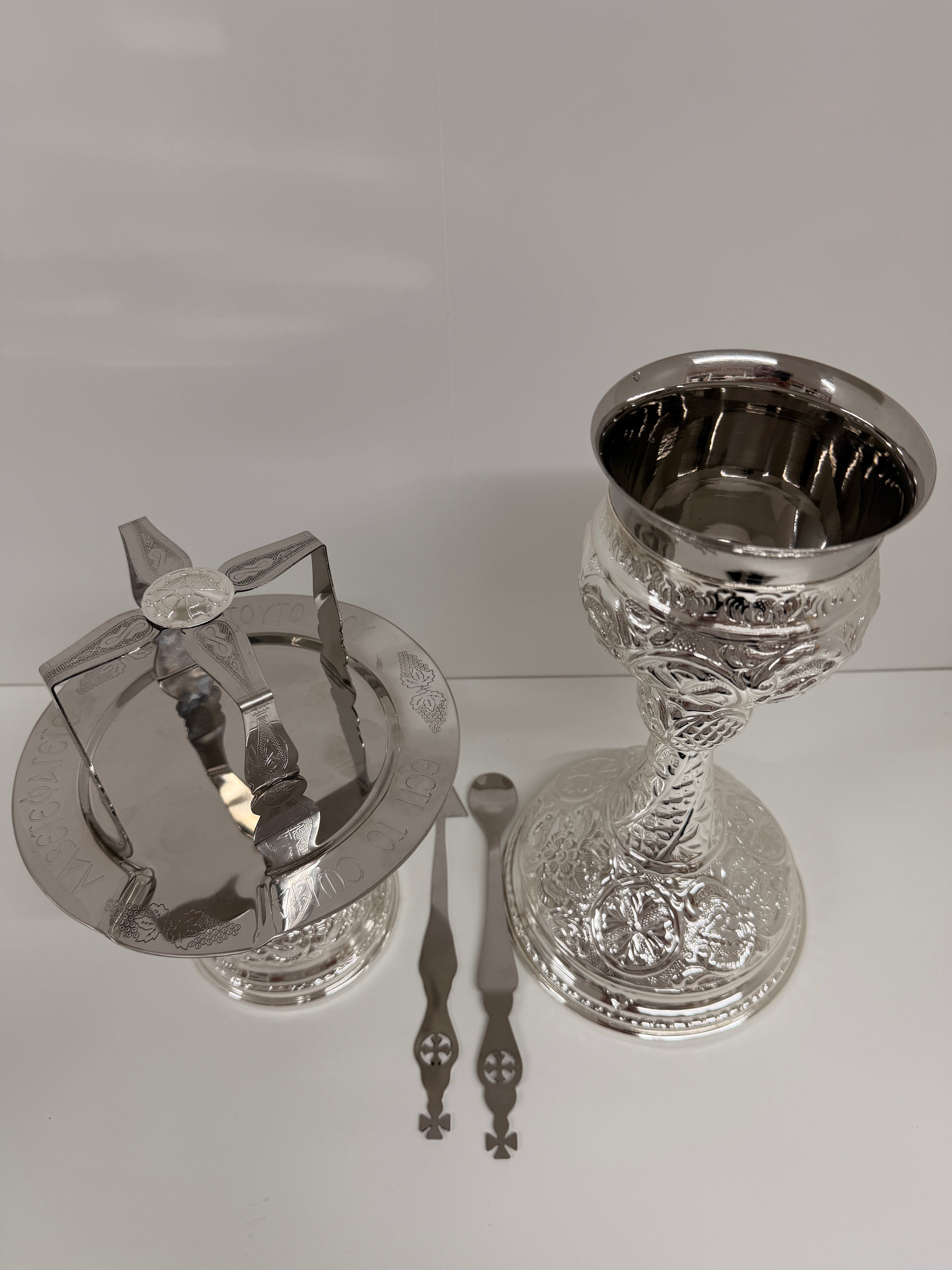 Holy Vessels Set Silver