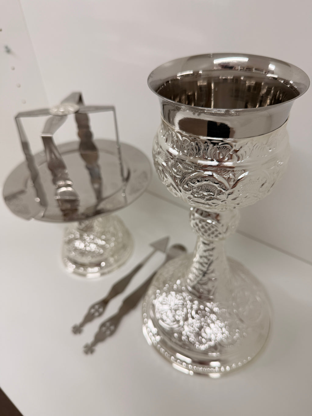 Holy Vessels Set Silver