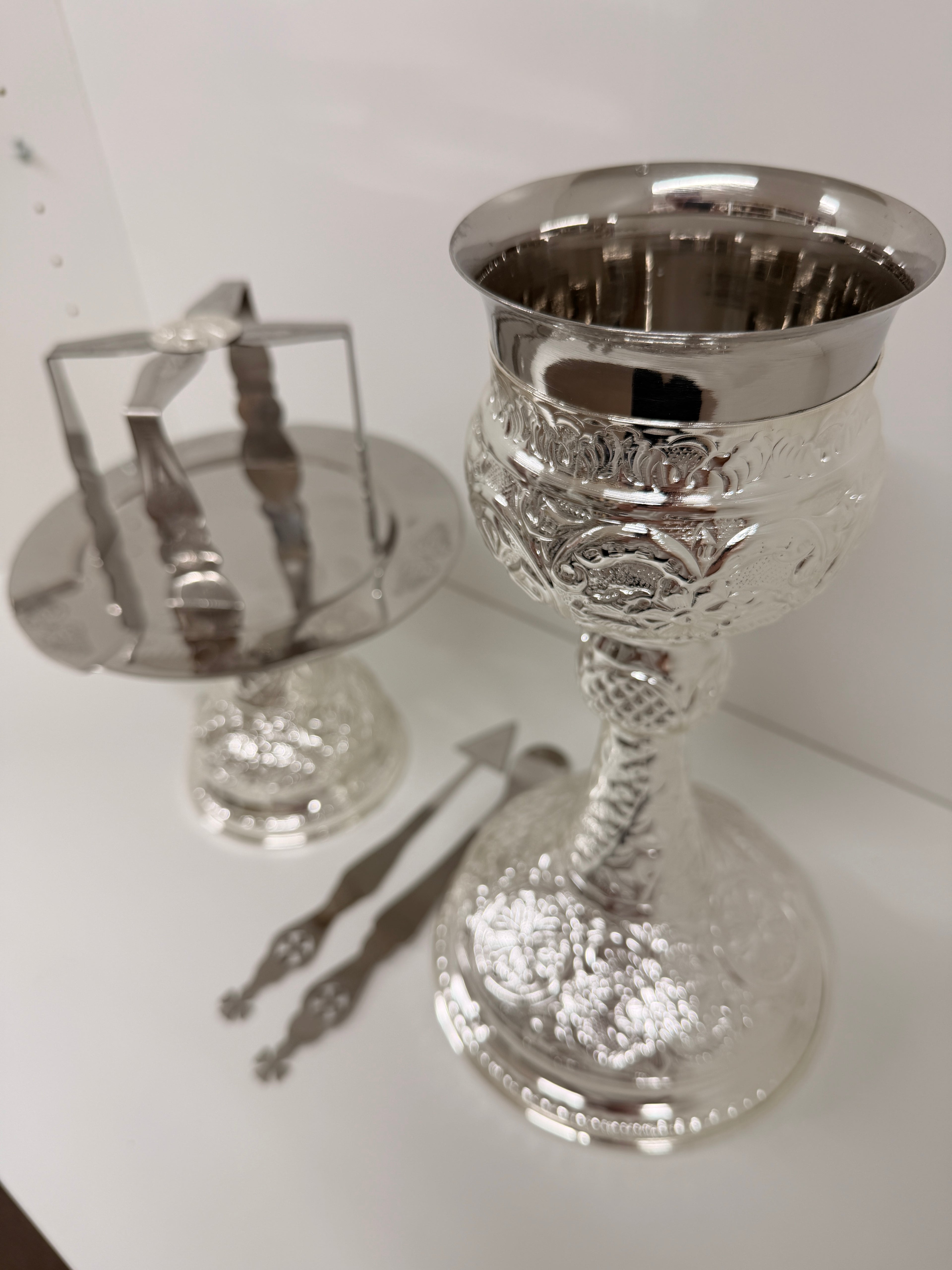 Holy Vessels Set Silver