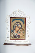 Pyrography Icon “House Blessing” – Mother of God of Kazan W