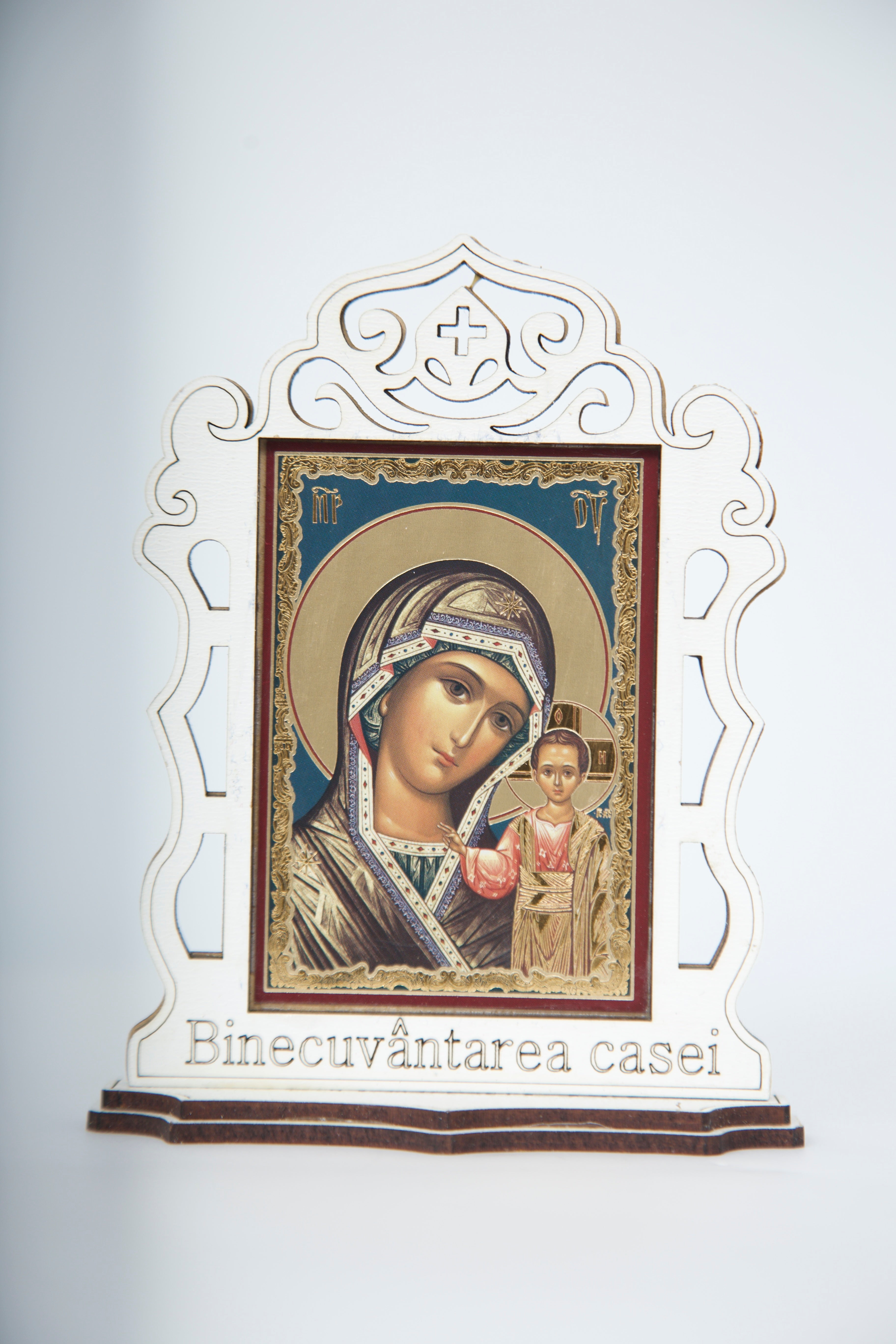 Pyrography Icon “House Blessing” – Mother of God of Kazan W