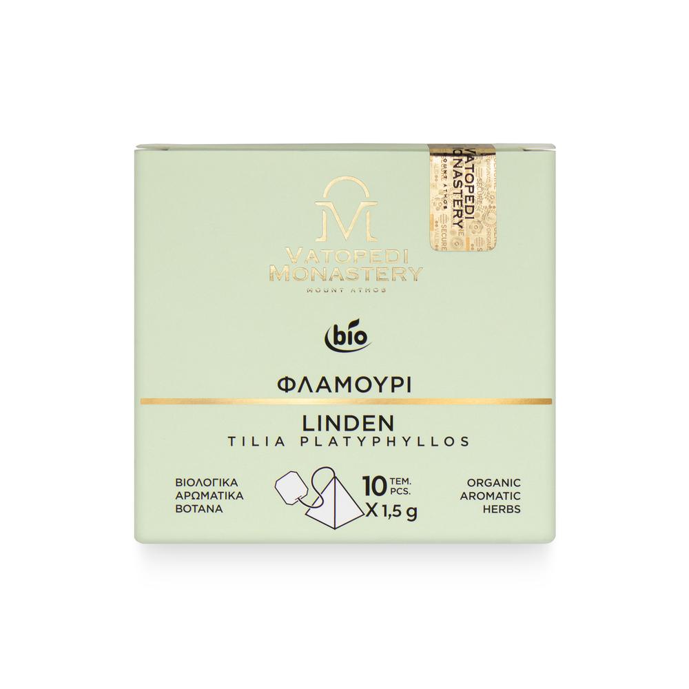 Organic Linden Tea with Aromatic Organic Herbs from Mount Athos (Tilia Platyphyllos) 15g