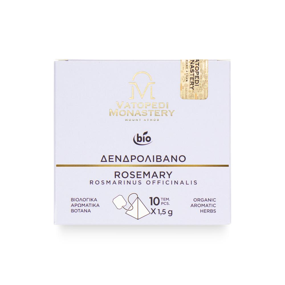 Organic Rosemary Tea with Aromatic Organic Herbs from Mount Athos (Rosmarinus Officinalis) 15g