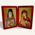 Saint Arsenie the Confessor of Prislop and the Virgin Mary