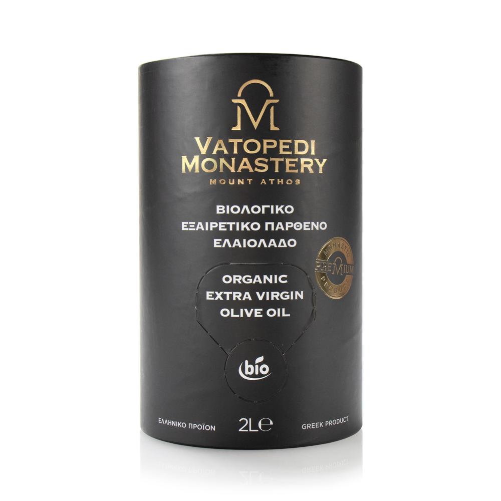 Organic Extra Virgin Olive Oil from Vatopedi Monastery, Mount Athos 2L
