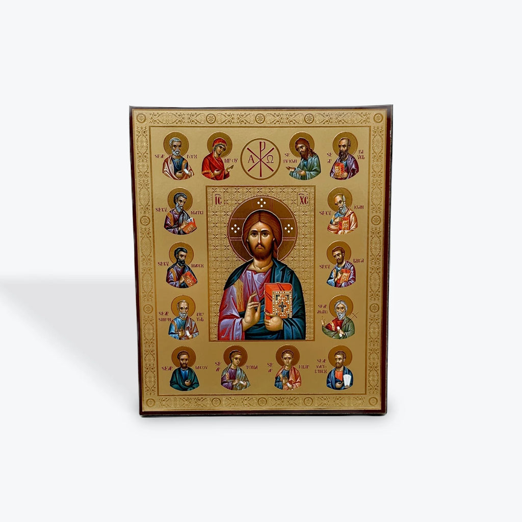 Jesus Christ Pantocrator and the Apostles