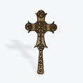 Engraved Walnut Wood Cross