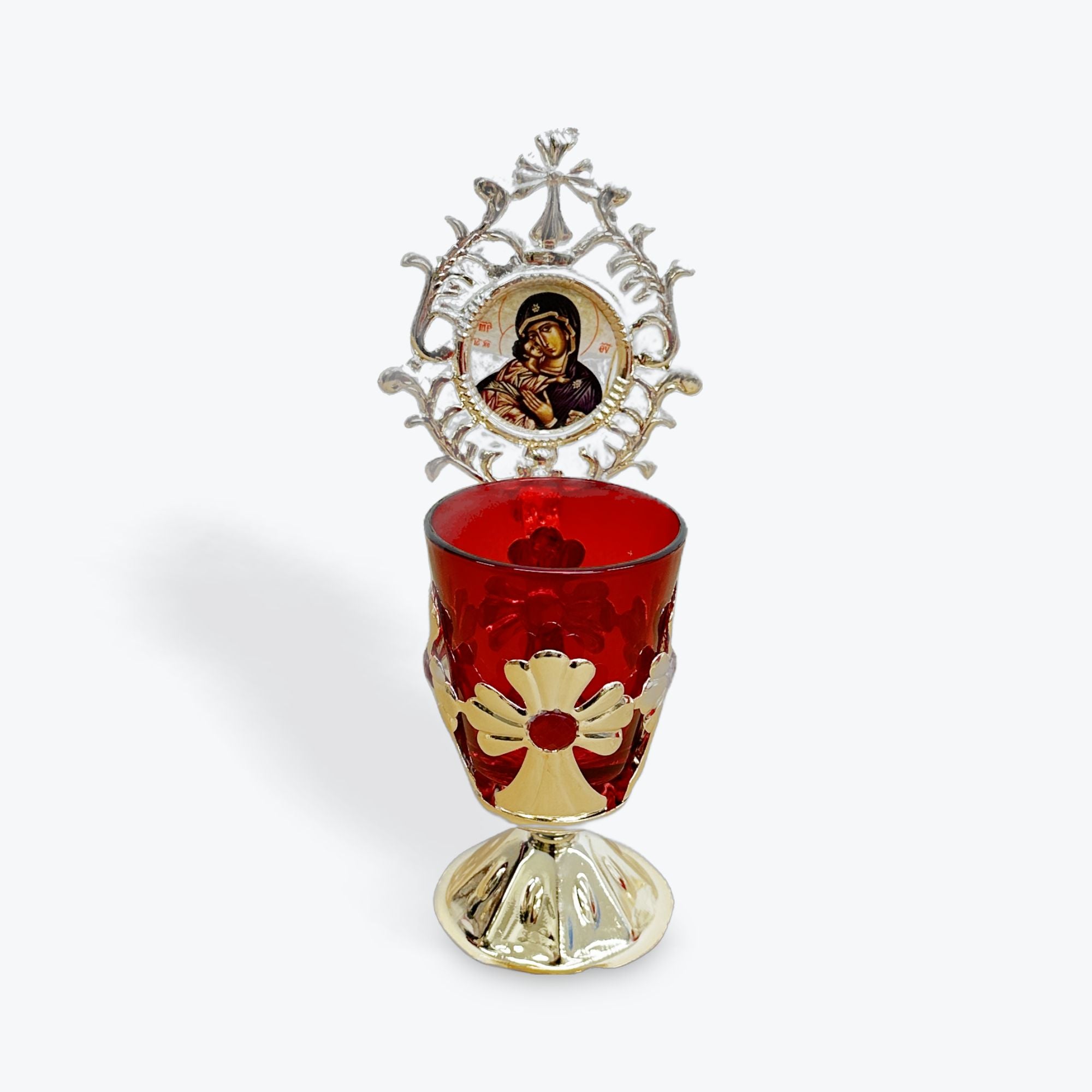 Orthodox Vigil Candle with Byzantine Icons 1