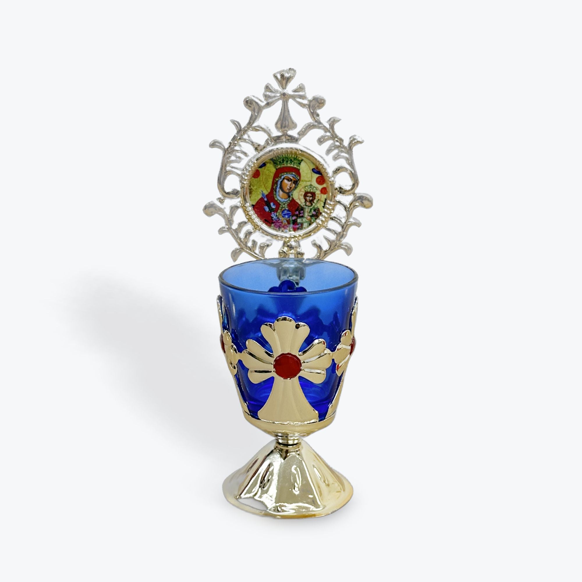 Orthodox Vigil Candle with Byzantine Icons 1