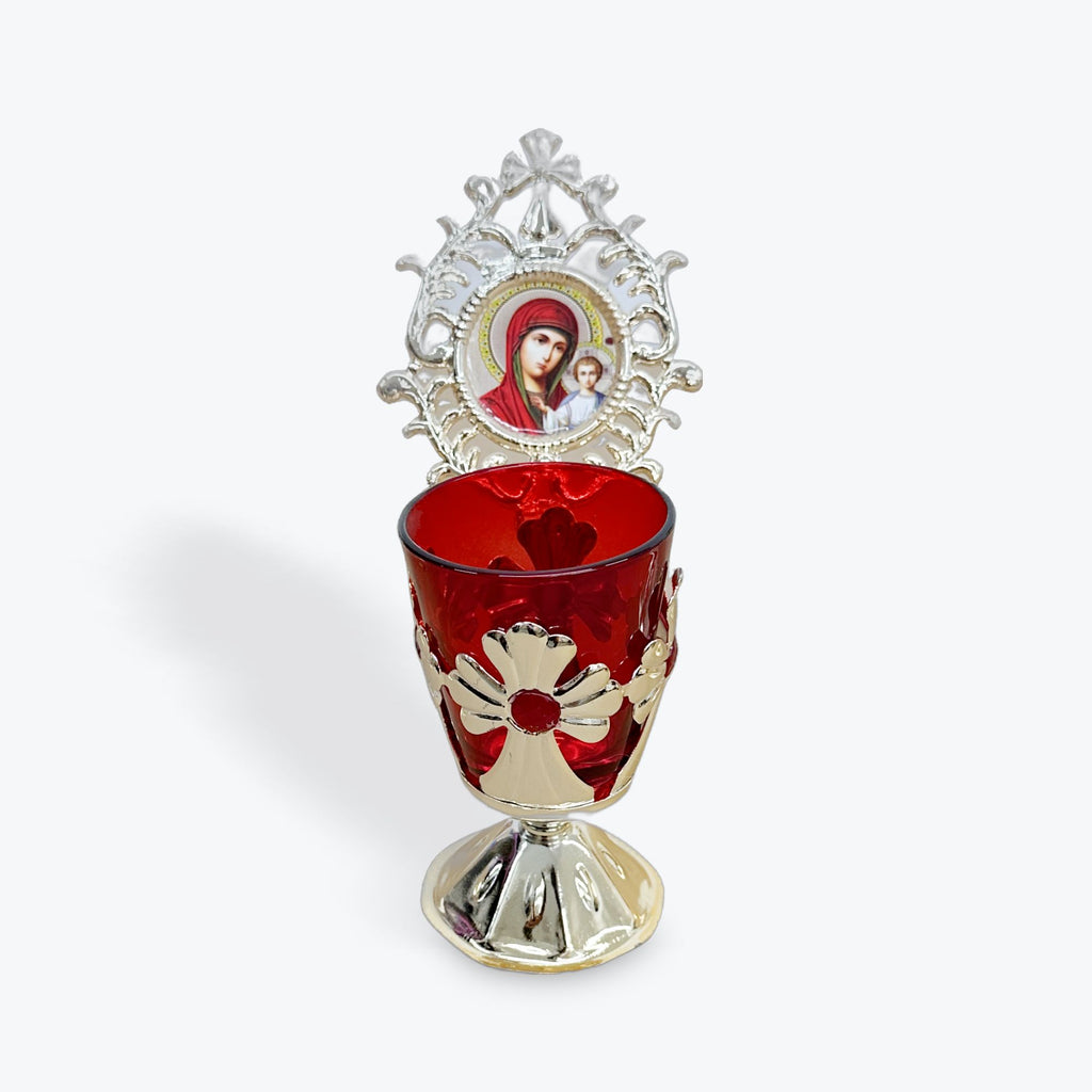 Orthodox Vigil Candle with Byzantine Icons 1