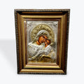 The Mother of God with Baby Jesus - 24k Gold & Fine Silver 1