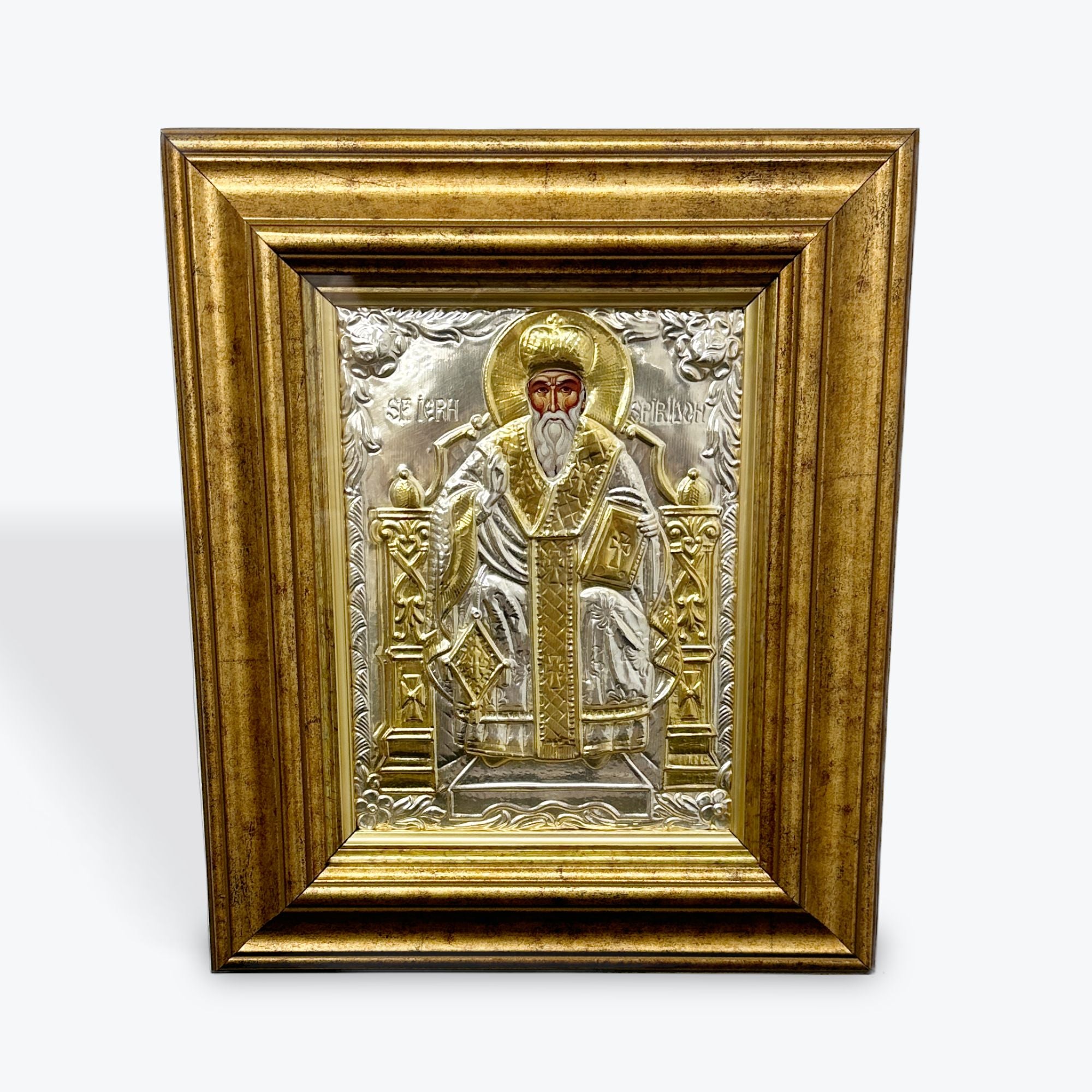 Saint Spyridon - 24k Gold & Fine Silver