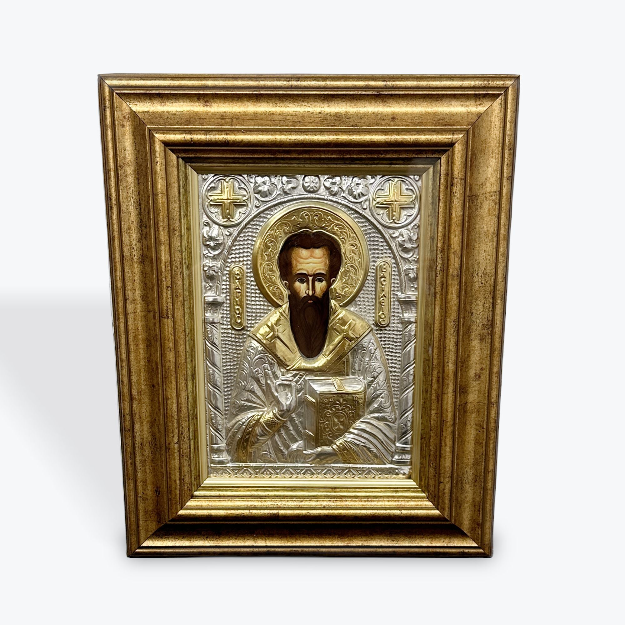 Saint Basil the Great - 24k Gold & Fine Silver