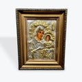 The Mother of God with Baby Jesus - 24k Gold & Fine Silver 2