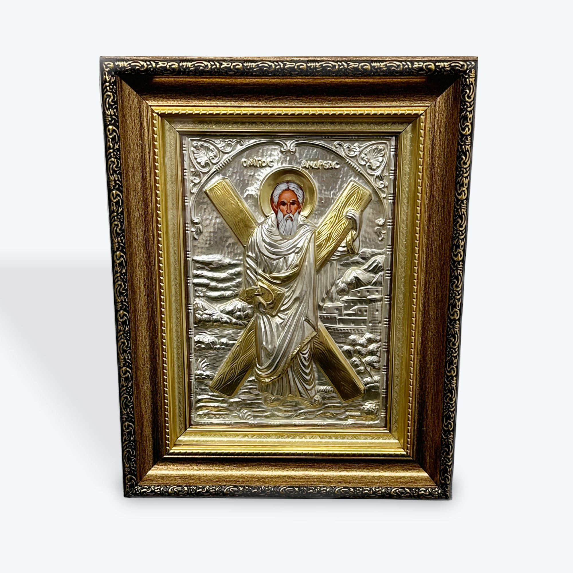Saint Andrew the First-Called Apostle - 24k Gold & Fine Silver