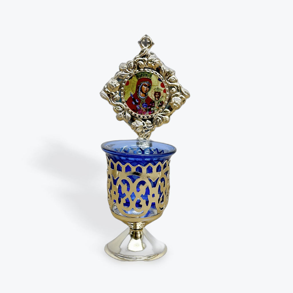 Orthodox Vigil Candle with Byzantine Icons 2