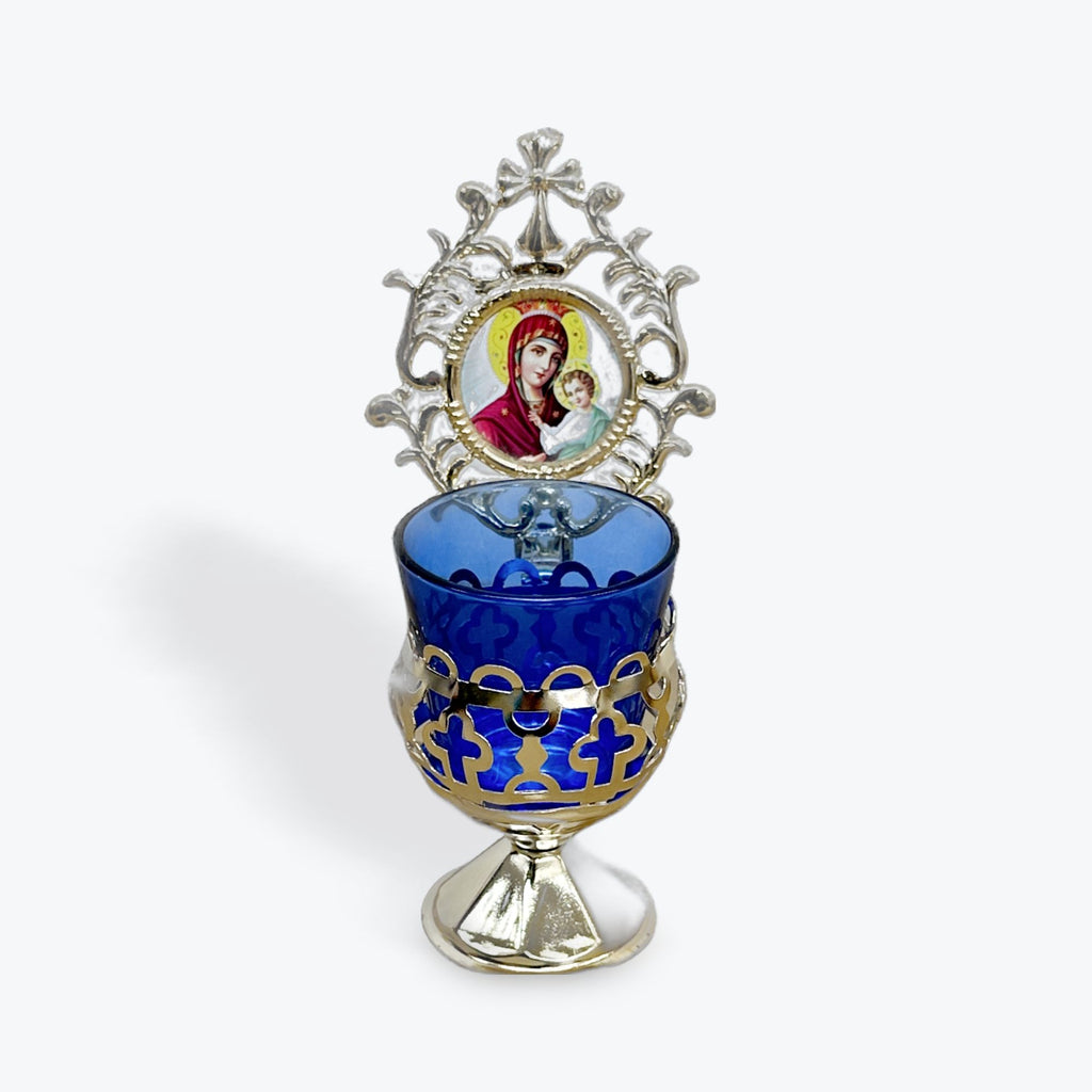 Orthodox Vigil Candle with Byzantine Icons 3