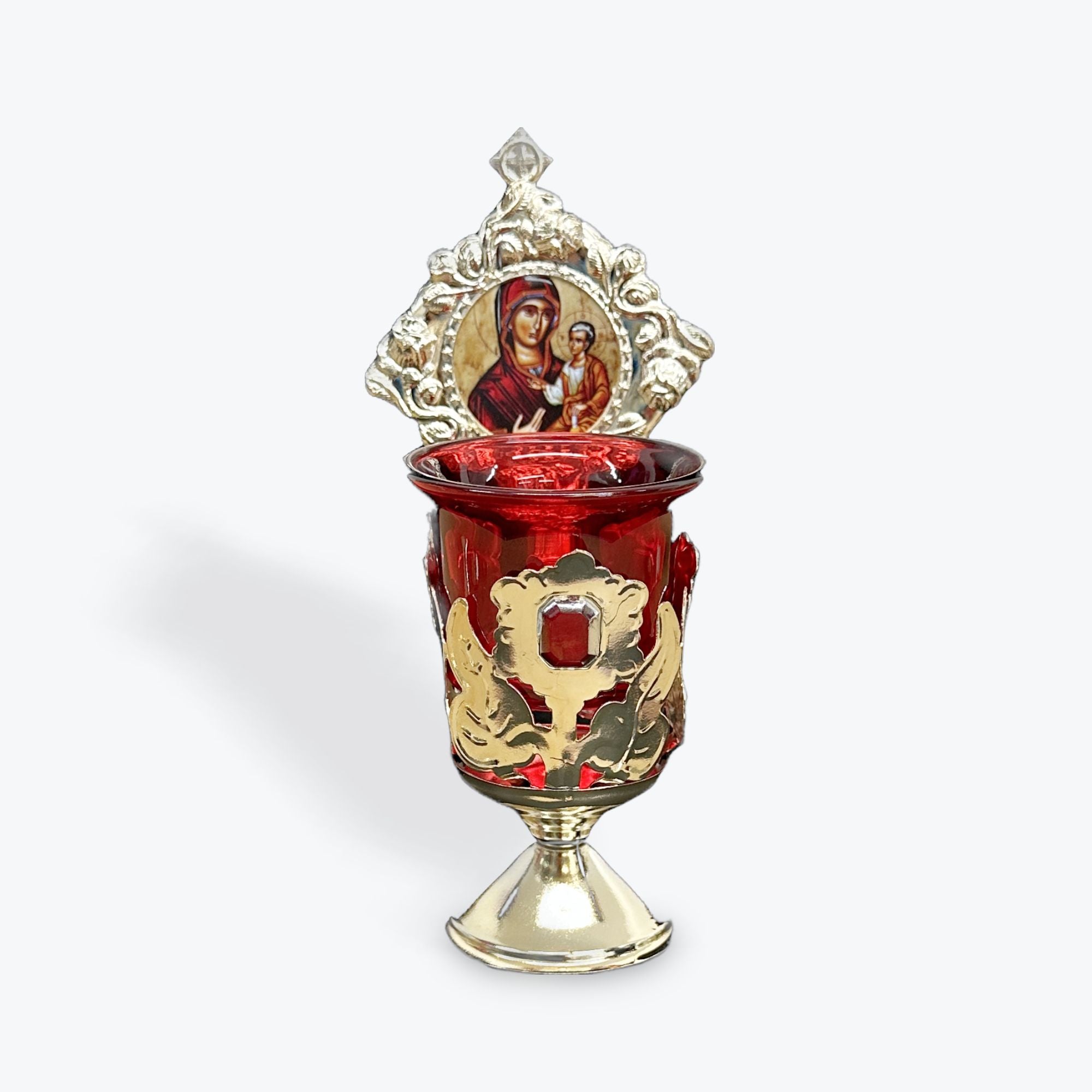 Orthodox Vigil Candle with Byzantine Icons 5