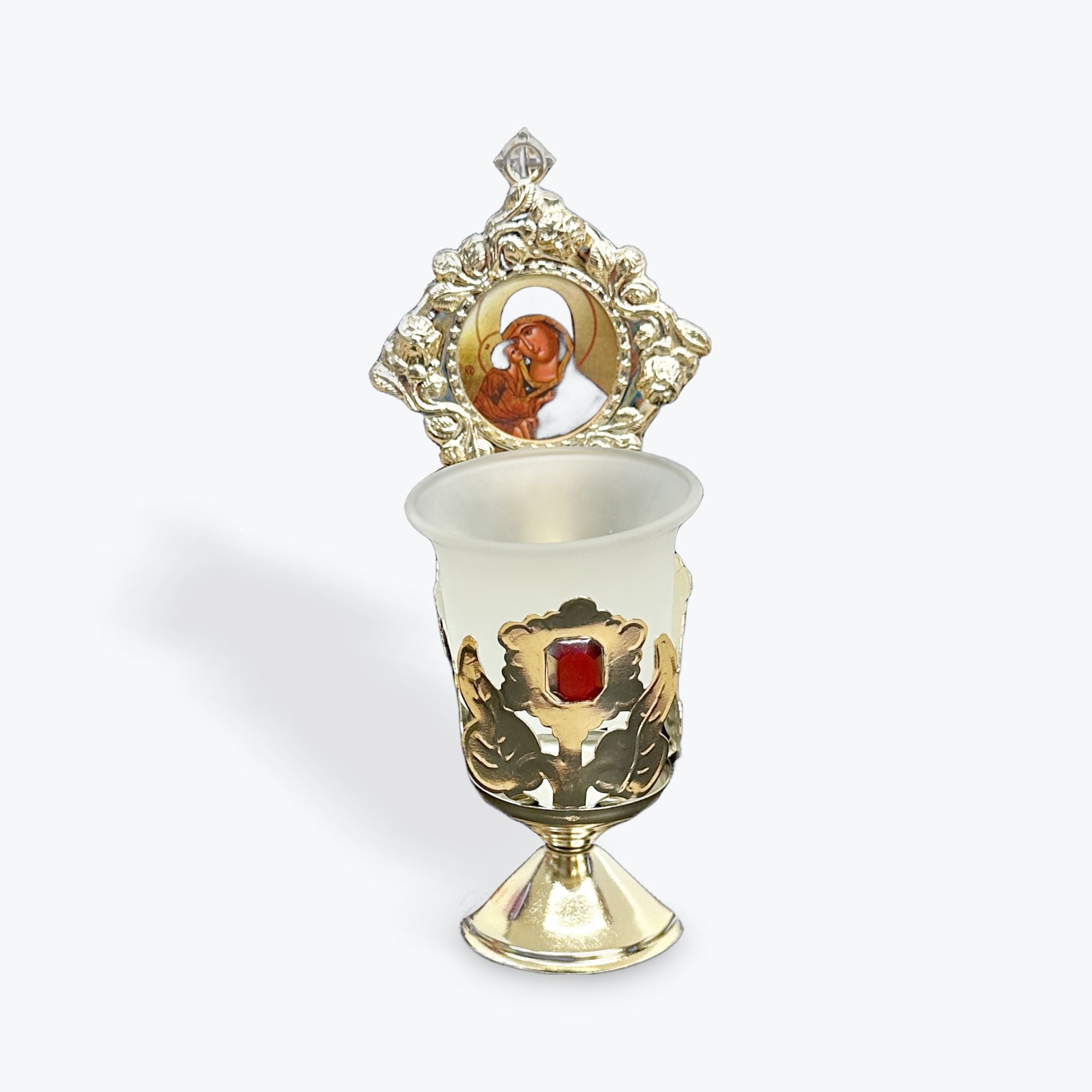 Orthodox Vigil Candle with Byzantine Icons 5