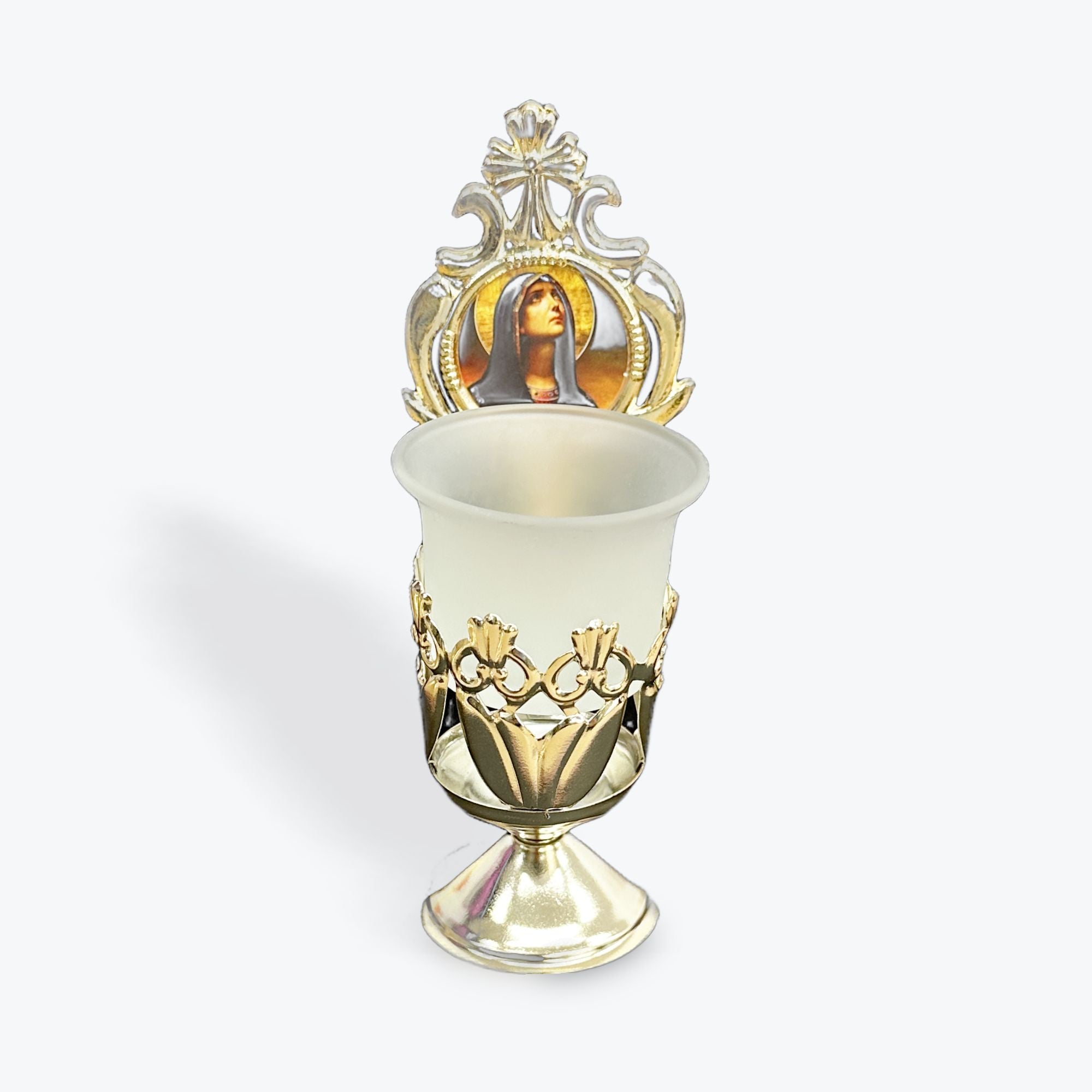 Orthodox Vigil Candle with Byzantine Icons 6