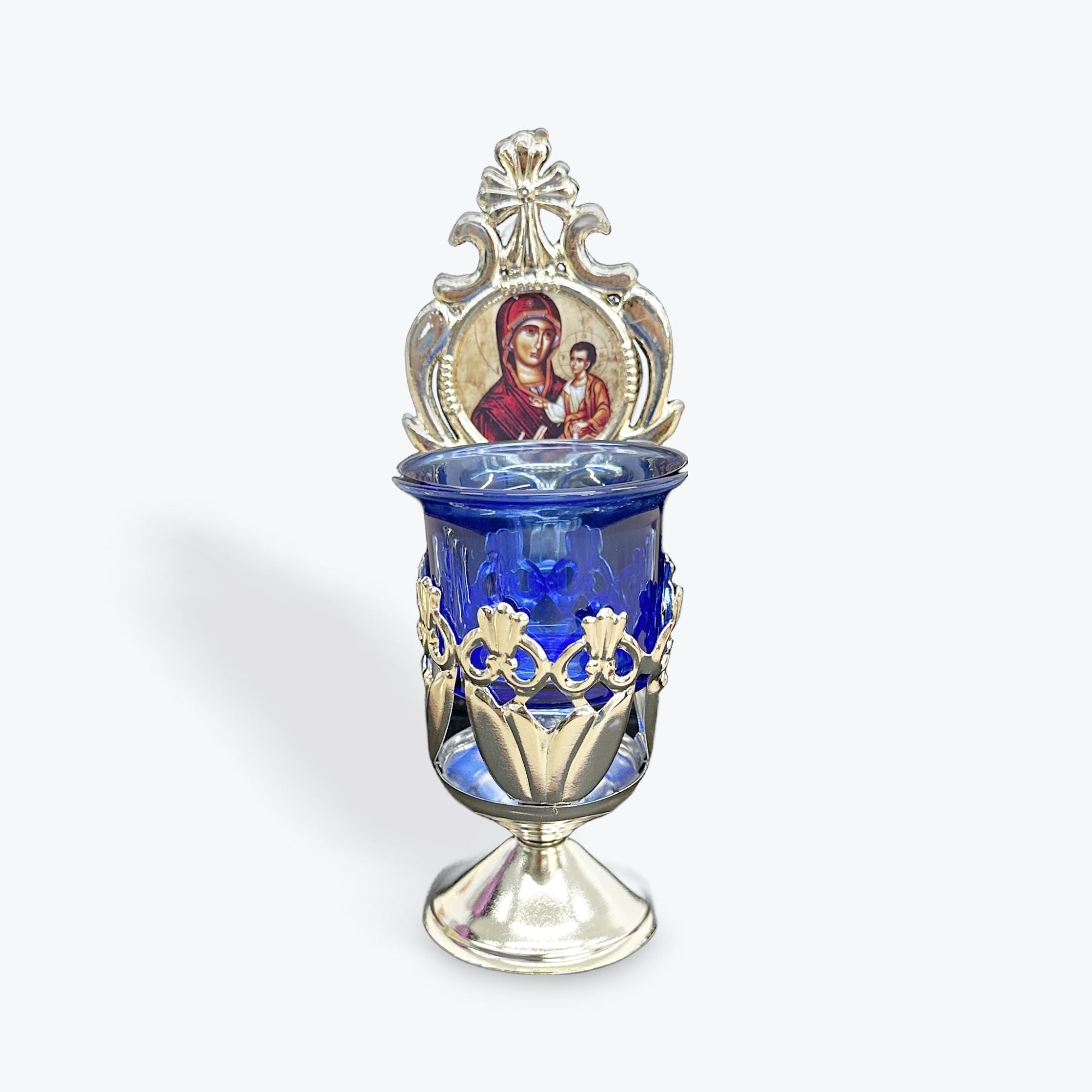 Orthodox Vigil Candle with Byzantine Icons 6