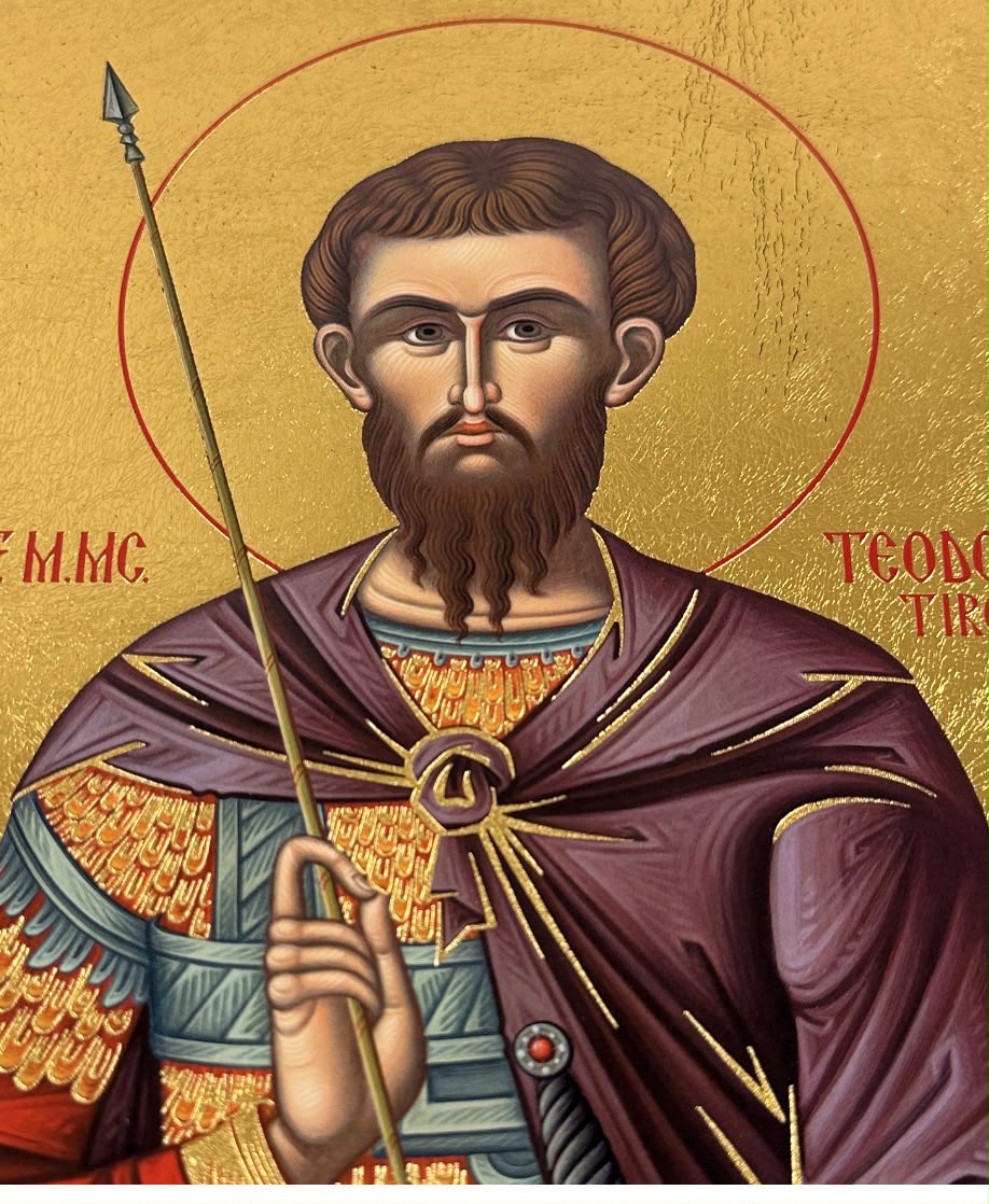 Saint Theodore Tiron – 22 × 14 cm