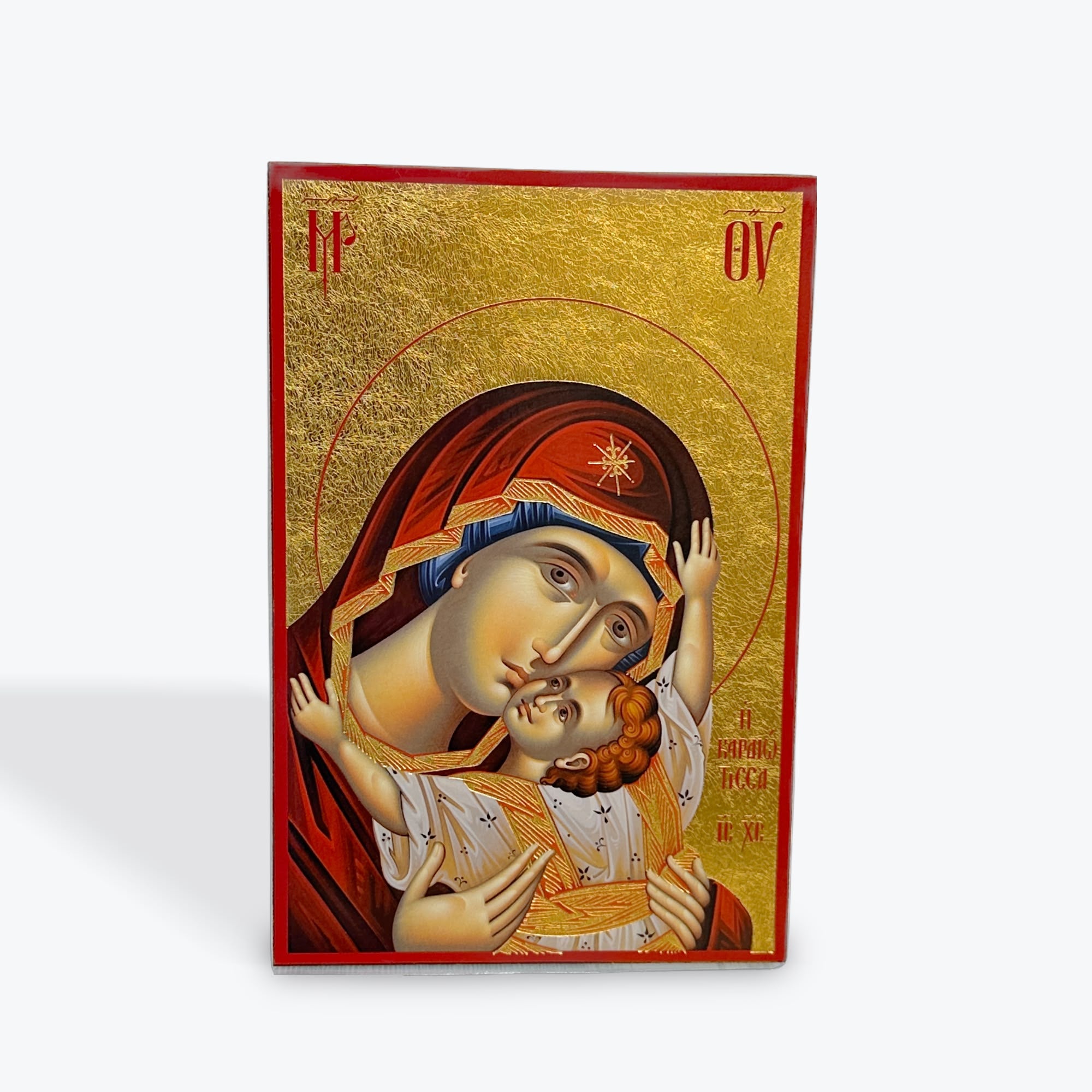 Icon of the Theotokos “Sweet Kissing” – 22 × 14 cm